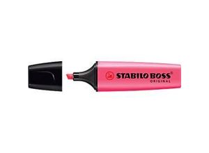 4006381215787 - Textmarker STABILO® BOSS Original Keilspitze lichtbeständig schnell trocknend pink 10 Stück