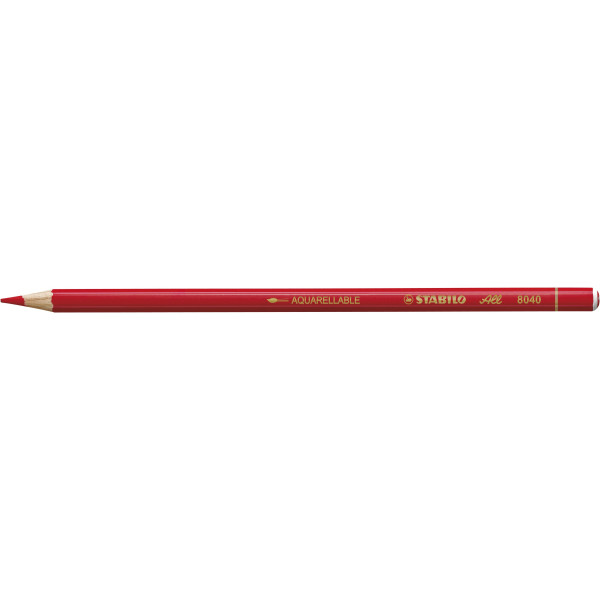 4006381328104 - Buntstift Graphitstift All sechseckig rot