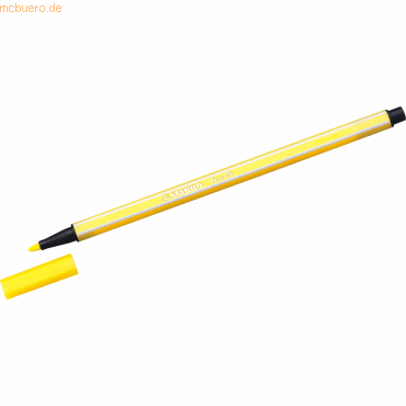 4006381333290 - STABILO Filzstift STABILO Fasermaler Pen68 gelb 10 mm Gelb