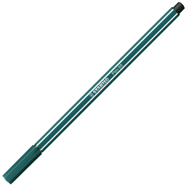 4006381333351 - Fasermaler Pen 68 Strichstärke 10 mm blaugrün