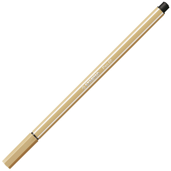 4006381333474 - Fasermaler Pen 68 Strichstärke 10 mm ocker hell