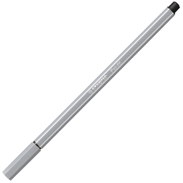 4006381333535 - Fasermaler Pen 68 Strichstärke 10 mm mittelgrau