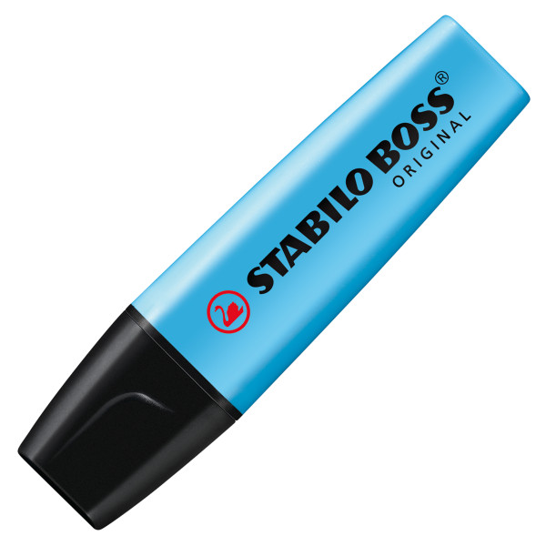 4006381333634 - Textmarker STABILO® BOSS Original Keilspitze lichtbeständig schnell trocknend blau 1 Stück