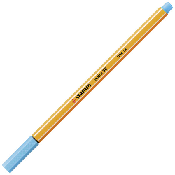 4006381333931 - Fineliner point 88 Strichstärke 04 mm hellblau