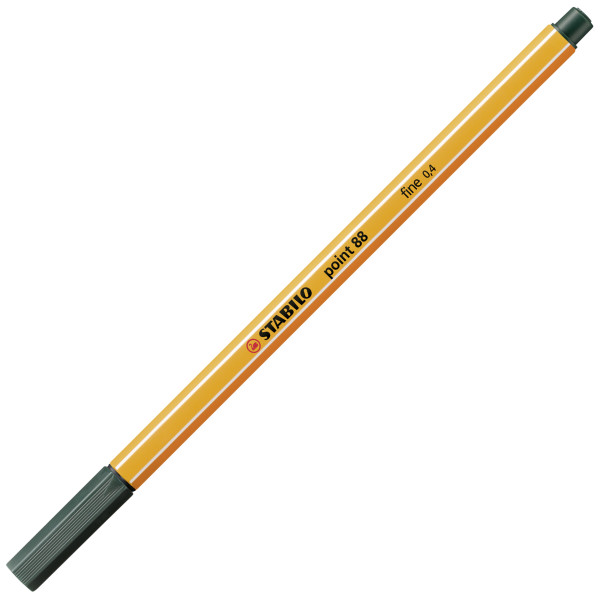 4006381333955 - Fineliner point 88 Strichstärke 04 mm olivgrün