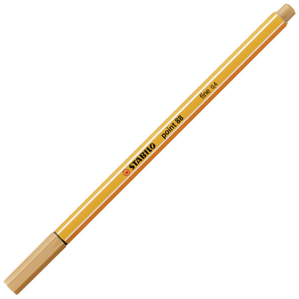 4006381333962 - Fineliner point 88 Strichstärke 04 mm ocker