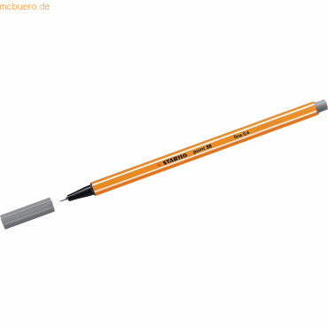 4006381333986 - Fineliner point 88 Strichstärke 04 mm dunkelgrau