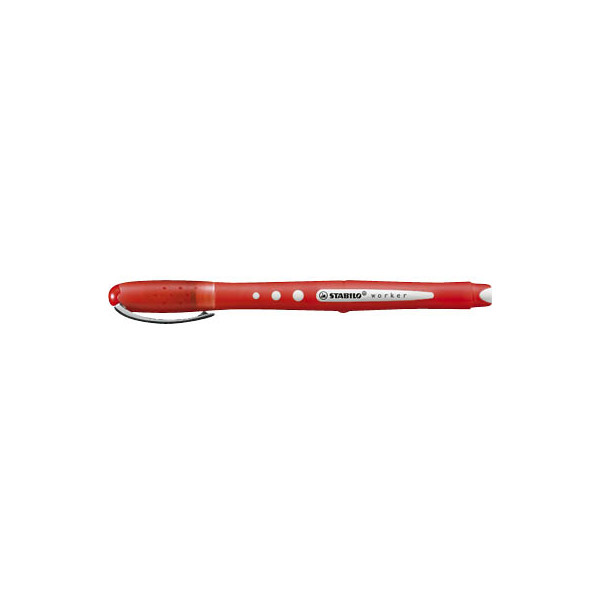 4006381415576 - - Tintenroller ® worker®+ colorful 05mm rot Rundspitze nicht dokumentenecht