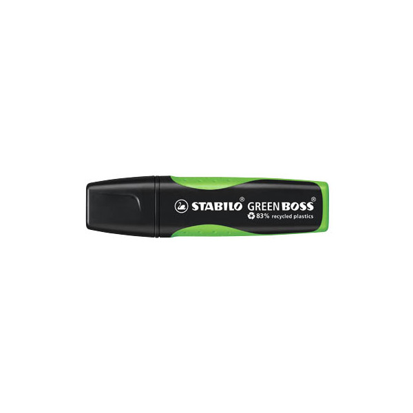 4006381436649 - Textmarker GREEN BOSS 6070 33 grün 2-5mm Keilspitze 4006381436649 Stabilo