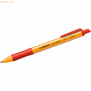 4006381437028 - STABILO Kugelschreiber pointball orange Schreibfarbe rot 1 St