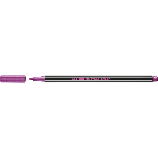 4006381530255 - 10 x Premium-Filzstift Pen 68 metallic 14mm (M) metallic rosa