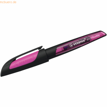 4006381546577 - STABILO EASYbuddy Patronenfüller schwarz magenta M (mittel)