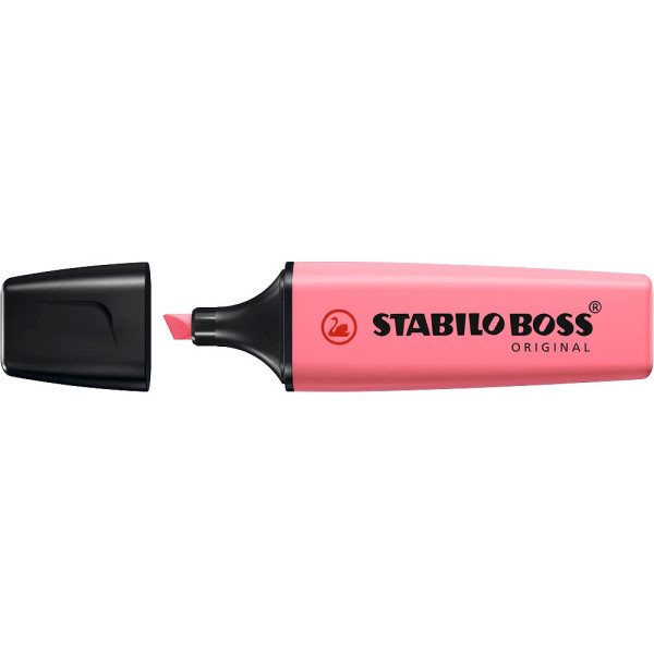 4006381557955 - Textmarker BOSS ORIGINAL Pastel 70 150 rosa 2-5mm Keilspitze 4006381557955 Stabilo