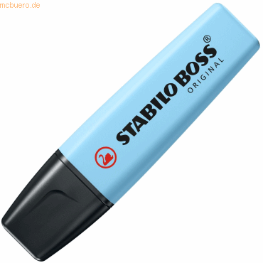 4006381566018 - Textmarker BOSS ORIGINAL Pastel 70 112 blau 2-5mm Keilspitze 4006381566018 Stabilo