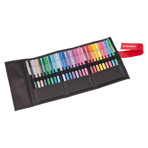 4006381566964 - Rotulador stabilo punta de fibra pen 68 arty estuche rollerset de 25 unidades colores surtidos