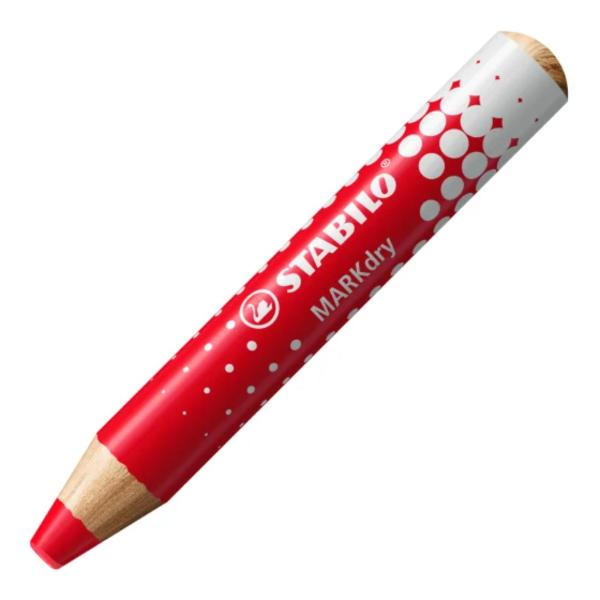 4006381582452 - Whiteboard Marker MarkDry Rundpsitze 1-10 mm schnell trocknend 5 Stück rot