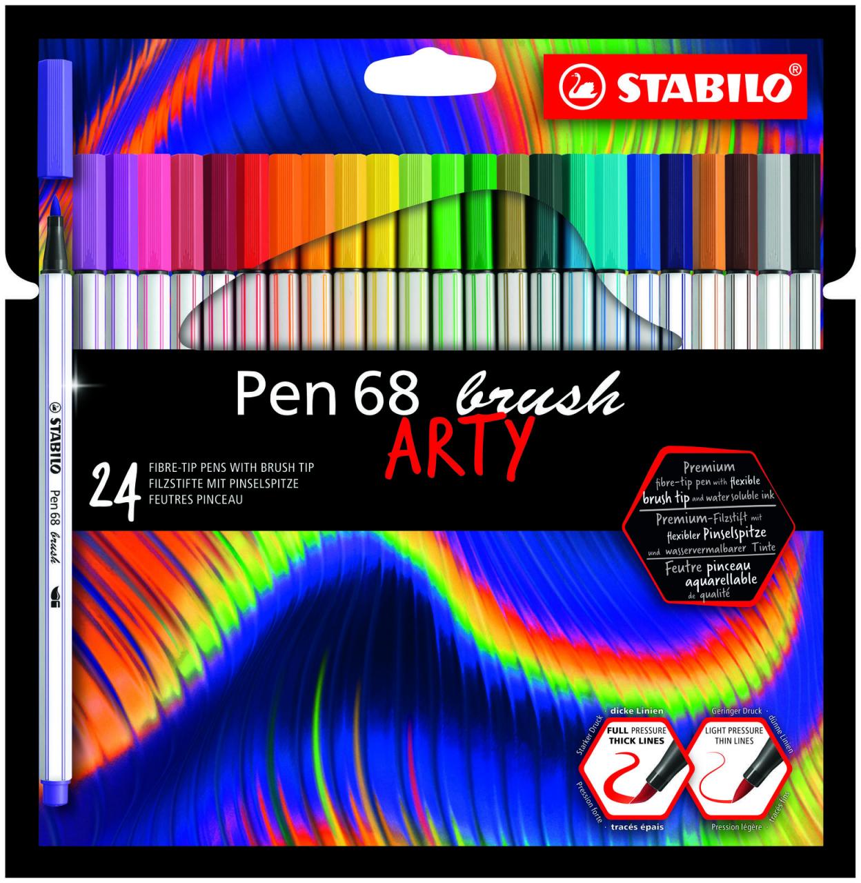 4006381584135 - STABILO Filzstifte STABILO Pen 68 ARTY 24St Fars keine Herstellerangabe Mehrfarbig