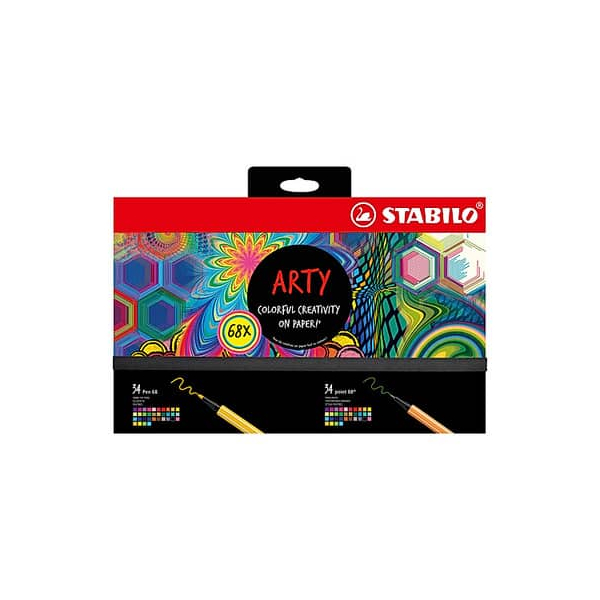 4006381590402 - STABILO ARTY Creative Set 68 pens Point 88 & Pen 68 34 of each