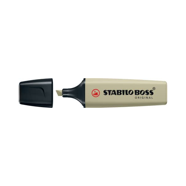 4006381599597 - Textmarker STABILO® BOSS Original NatureCOLORS Keilspitze lichtbeständig schnell trocknend schlammgrün 1 Stück