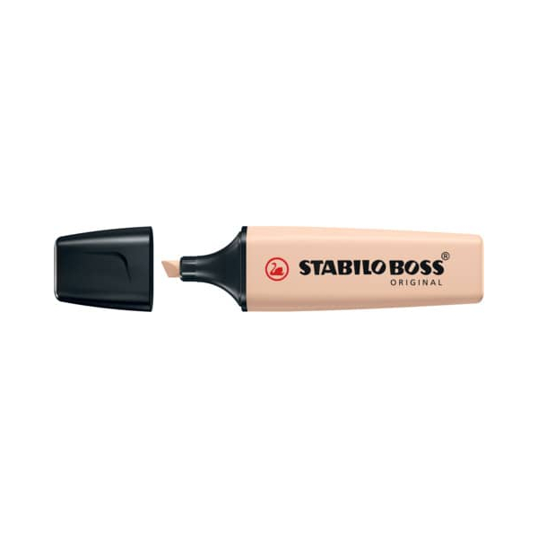 4006381599719 - Textmarker STABILO® BOSS Original NatureCOLORS Keilspitze lichtbeständig schnell trocknend beige 1 Stück