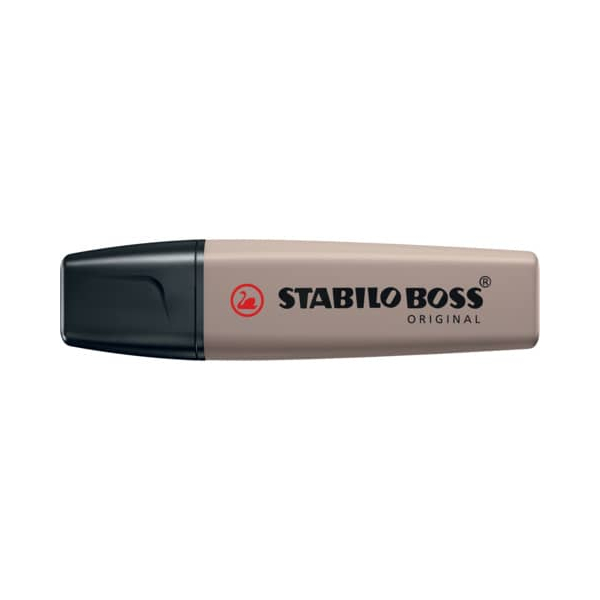 4006381599740 - Textmarker STABILO® BOSS Original NatureCOLORS Keilspitze lichtbeständig schnell trocknend warmgrau 1 Stück