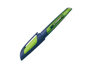 4006381607094 - Schulfüller STABILO® EASYbuddy Feder M in stahlblau limette