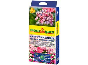 4006398408202 - Floragard® Aktiv Pflanzerde für Balkon und Geranien 20 Liter