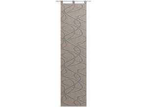 4006470396427 - Schiebegardine NEUTEX FOR YOU Pelotas Gr 1 grau (taupe) B57cm H145cm Scherli Polyester Gardinen inkl Beschwerunsstange