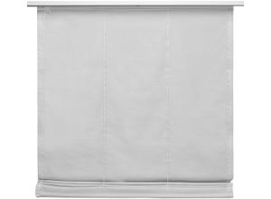 4006470466274 - Raffrollo NEUTEX FOR YOU Basic Raffrollos Gr 140 cm Klettschiene 140 cm weiß (wollweiß) Raffrollos halbtransparent