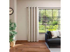 4006470495311 - Vorhang NEUTEX FOR YOU David Eco Gr 1 beige (leinen) B144cm H245cm Baumwolle Polyester Gardinen Nachhaltig 4006470495311 - Vorhang NEUTEX FOR YOU David Eco Gr 1 beige (leinen) B144cm H245cm Baumwolle Polyester Gardinen Nachhaltig