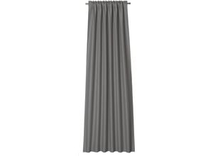 4006470501579 - Vorhang NEUTEX FOR YOU LINESSA-NXFR145 Gardinen Gr 245 cm Multifunktionsband 137 cm grau (anthrazit) Übergardinen blickdicht Polyester unifarben Strukturmuster clean nach Maß