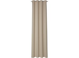 4006470502705 - Vorhang NEUTEX FOR YOU LINESSA-NXFR145 beige (sand) B137cm H245cm Jacquard Polyester Gardinen blickdicht Polyester unifarben Strukturmuster clean nach Maß