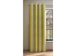 4006470503665 - Vorhang NEUTEX FOR YOU ALASKA Nach Maß gelb (lime taupe) Gardinen 245cm Ösen 144cm Polyacryl Polyester Vintageoptik B144cm H245cm 4006470503665 - Vorhang NEUTEX FOR YOU ALASKA Nach Maß gelb (lime taupe) Gardinen 245cm Ösen 144cm Polyacryl Polyester Vintageoptik B144cm H245cm