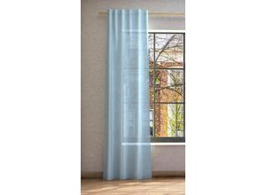 4006470506390 - Vorhang NEUTEX FOR YOU Libre-ECO Gardinen Gr 285 cm Multifunktionsband 142 cm blau Schlafzimmergardinen