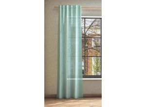 4006470506413 - Vorhang NEUTEX FOR YOU Libre-ECO Gardinen Gr 285 cm Multifunktionsband 142 cm grün (salbei) Schlafzimmergardinen