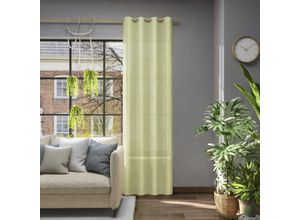 4006470509339 - Vorhang NEUTEX FOR YOU Libre-ECO grün B142cm H190cm Jacquard Polyester Gardinen Nachhaltig Breite 142 cm nach Maß