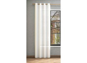 4006470511820 - Vorhang NEUTEX FOR YOU Libre-ECO beige (creme) B142cm H285cm Jacquard Polyester Gardinen Nachhaltig Breite 142 cm nach Maß