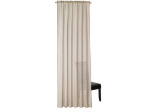 4006470512575 - Vorhang NEUTEX FOR YOU ALLURE-NXFR148 braun (cappuccino) B140cm H235cm Jacquard Polyester Gardinen halbtransparent Polyester unifarben Strukturmuster clean nach Maß