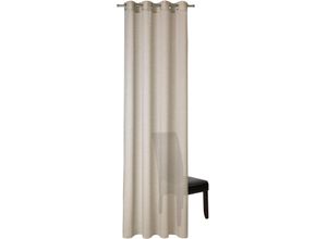 4006470513145 - Vorhang NEUTEX FOR YOU ALLURE-NXFR148 braun (cappuccino) B140cm H285cm Jacquard Polyester Gardinen halbtransparent Polyester unifarben Strukturmuster clean nach Maß