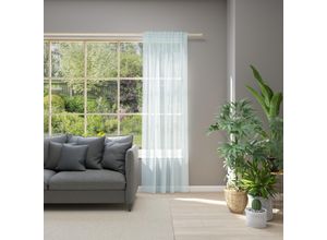 4006470513619 - Vorhang NEUTEX FOR YOU Allure grau (hellgrau) B140cm H120cm Jacquard Polyester Gardinen Schal mit Multifunktionsband Breite 140 cm nach Maß