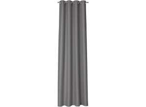 4006470514753 - Vorhang NEUTEX FOR YOU LINESSA-NXFR145 Gardinen Gr 265 cm Ösen 137 cm grau (anthrazit) Ösen blickdicht Polyester unifarben Strukturmuster clean nach Maß