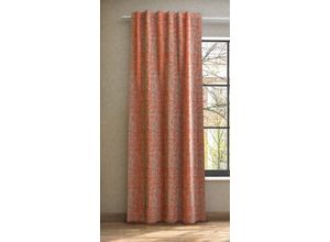 4006470515613 - Vorhang NEUTEX FOR YOU ALASKA Gardinen Gr 295 cm Multifunktionsband 144 cm orange (orange taupe) Esszimmergardinen Vintageoptik nach Maß