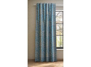 4006470516245 - Vorhang NEUTEX FOR YOU ALASKA Gardinen Gr 255 cm Multifunktionsband 144 cm grau (taupe blau) Esszimmergardinen Vintageoptik nach Maß