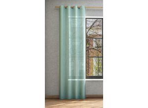 4006470529603 - Vorhang NEUTEX FOR YOU Libre-ECO grün (salbei) B142cm H260cm Jacquard Polyester Gardinen Nachhaltig Breite 142 cm nach Maß