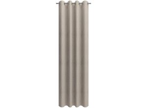 4006470530128 - Vorhang NEUTEX FOR YOU Libre-ECO braun (leder) B142cm H125cm Jacquard Polyester Gardinen Nachhaltig Breite 142 cm nach Maß