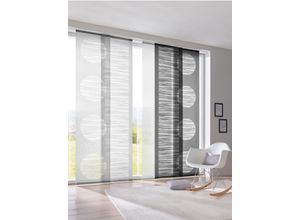 4006470532504 - Schiebegardine HEINE HOME Gr 1 grau (anthrazit) B60cm H145cm Polyester Gardinen 4006470532504 - Schiebegardine HEINE HOME Gr 1 grau (anthrazit) B60cm H145cm Polyester Gardinen