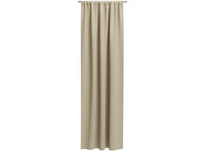 4006470550164 - Vorhang nach Maß NEUTEX FOR YOU Outdoorvorhang SOLERO beige B300cm H160cm Jacquard Obermaterial 100% Polyester Gardinen nach Maß Uni Outdoorvorhang mit leichter Struktur