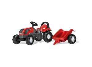 4006485012527 - Rolly Toys - rollyKid Valtra Trettraktor mit AnhŠnger fŸr Kinder 25 bis 5 Jahren