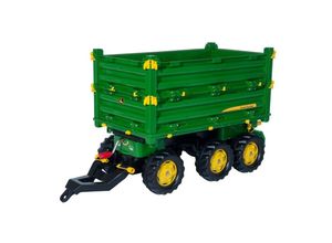 4006485125043 - Anhänger Trailer John Deere Kipper Dreiseitenkipper mit Kurbel - Rolly Toys