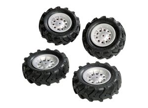 4006485409181 - Rolly Toys Luftbereifung Bereifung Reifen Luft Felge Luft-Reifen für rollyFarmtrac 4 Stück silber